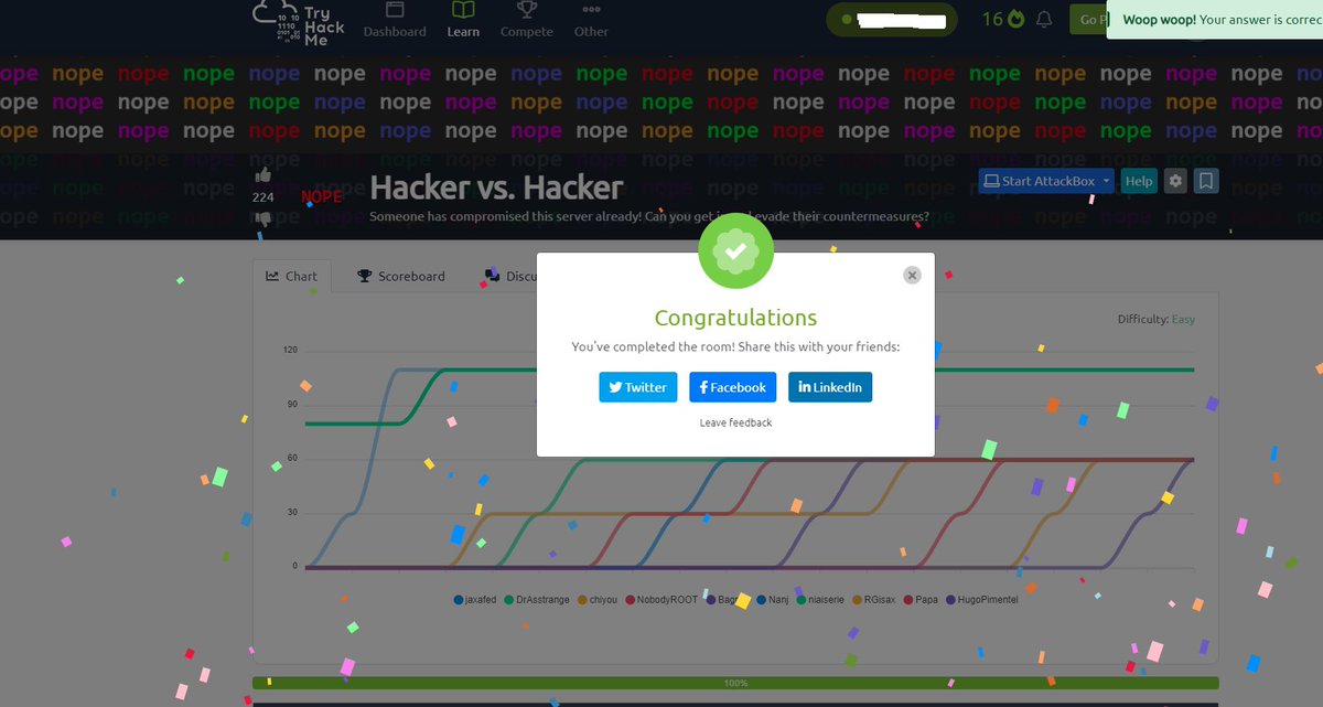 UproZlatan's tweet photo. Quero lá saber do @play_eFootball eu quero é disto, 😅1 vs 1 » Hacker vs. Hacker - I have just completed this room! Check it out: https://t.co/0UJwCHUHy1 #tryhackme #web foothold #enumeration #hackervshacker via @tryhackme Mano a mano. Bota que dá mesmo. https://t.co/ZnymhmmVNi