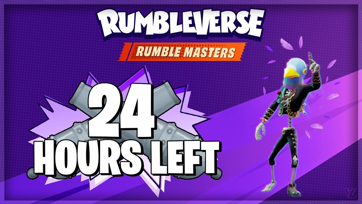 Rumble Masters duo will take place Subday 22th 4pm (UTC + 1) !
You still have 24h to register and only 7 duo places left !
If you want to register or find a duo, join the discord : discord.gg/rM4bmNAyPC