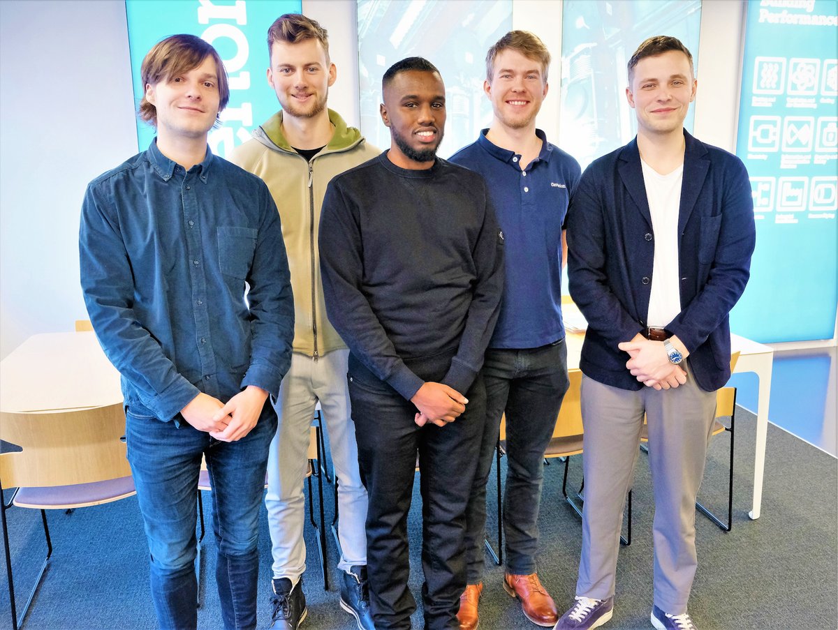 Äntligen har vi kickat igång årets traineeprogram och vi hälsar John, Ludvig, Abdirahman, Einar och Eddie välkomna! 💡🖐️