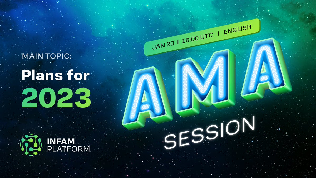 Infam_platform's tweet photo. #AMA in 6 hours 🙌  

We will be talking about #listing on #PancakeSwap, #staking on @ImePlatform, the #opportunities this opens up for us, and future plans for 2023!

📆 Today, 16:00 UTC, here 👇
https://t.co/9HZWordGA1

#Amasession #Dex #web3 #Defi #Cryptocommunity #BNBChain https://t.co/TYdiYXIYTz