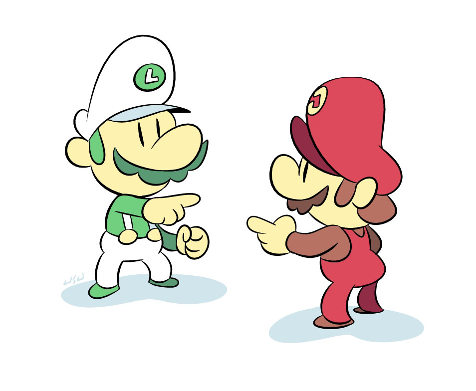 「Some old school Mario doodles 」|Scott W.のイラスト