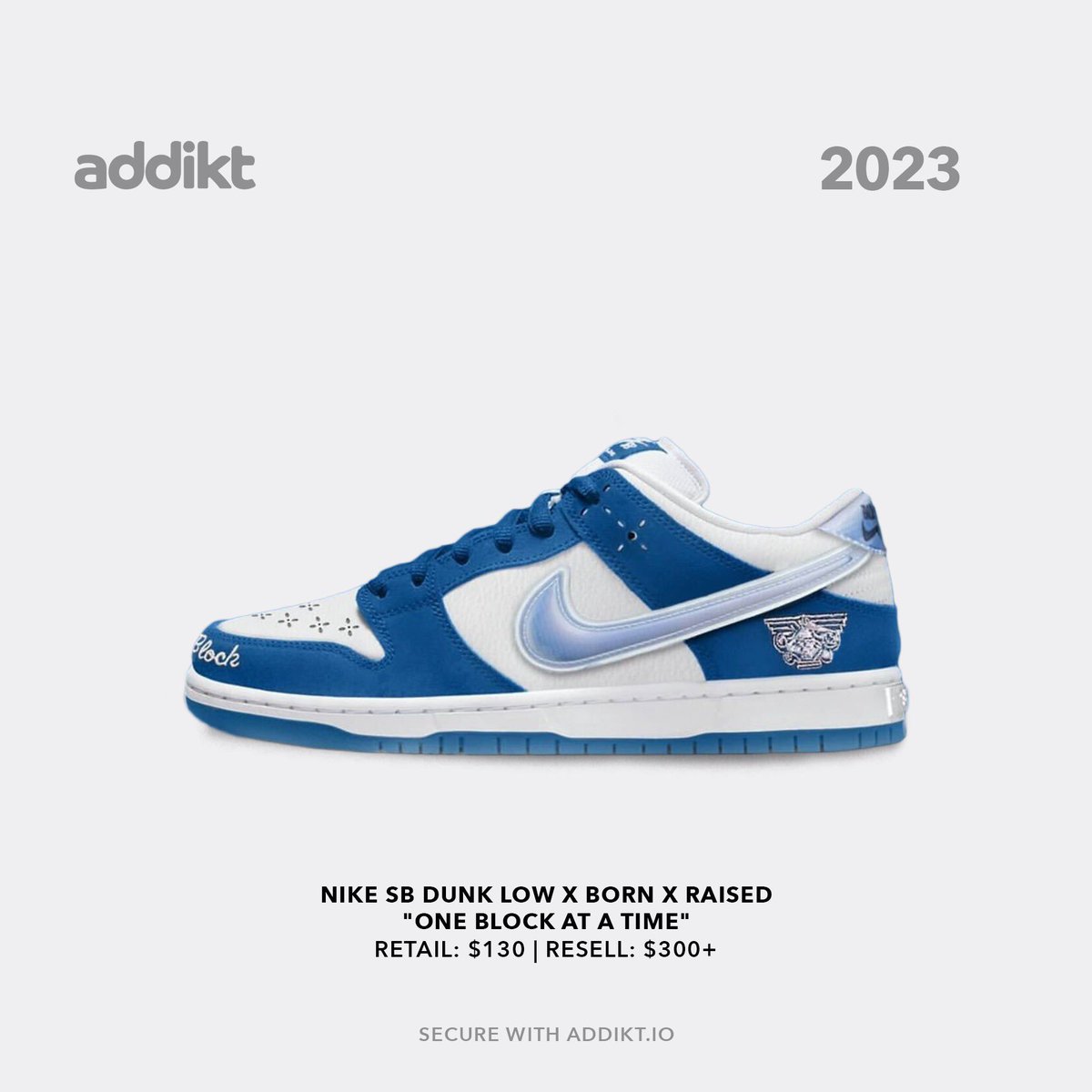 Nike SB Dunk Low x Born x Raised
"One Block At A Time" coming soon
Cop the drop with Addikt 
-
Sign up at Addikt.io or click the link in our bio to be notified when we next restock.