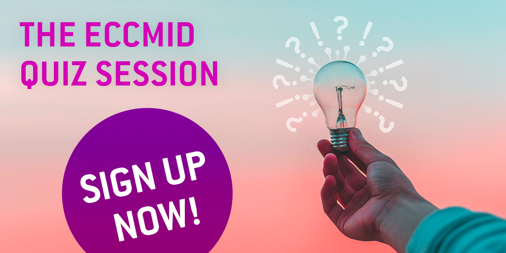 ESCMID's tweet photo. Brainiacs! We need you for #SelectivePressure, the new competition at #ECCMID2023 where teams of four face off against each other, turning science into interactive entertainment. Submitted quiz questions are already waiting, so sign up today!

https://t.co/iCsLcYjOKs https://t.co/4Dc4b17b4K
