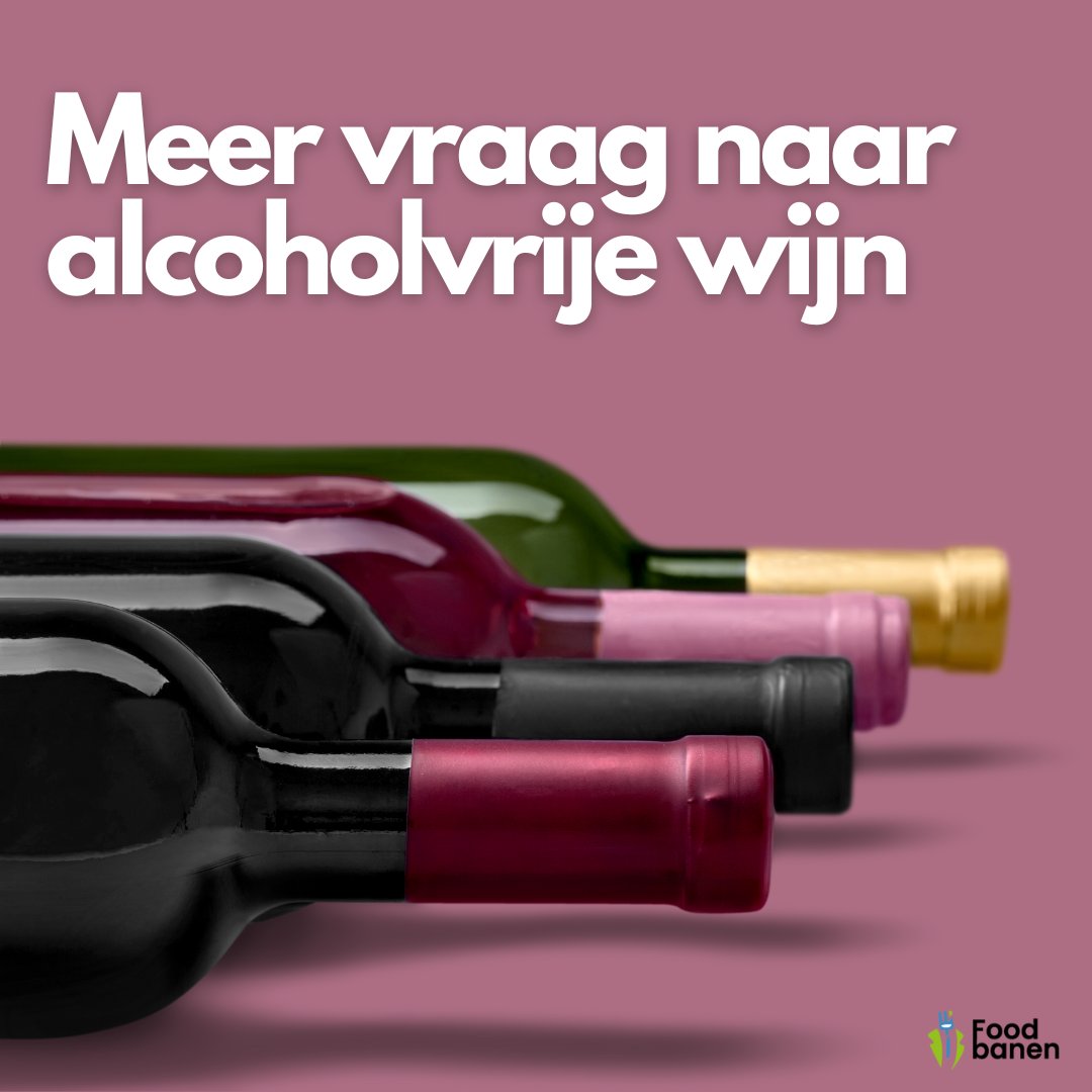 Vooralsnog zijn de wijnen vooral in trek bij vrouwen tussen de 20-40 jaar uit de Randstad. De vraag naar alcoholvrije wijn neemt echter toe, blijkt uit een survey onder een kleine 150 respondenten uit de wijnindustrie. 

Lees het hele artikel: foodbanen.nu/meer-vraag-naa…