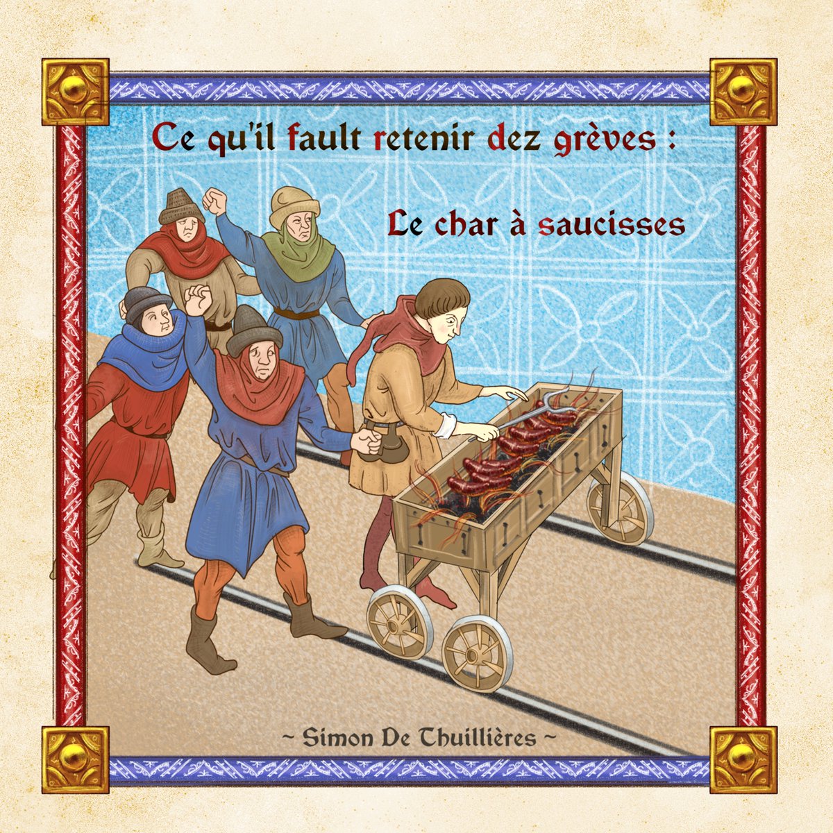 thuillieres's tweet photo. Le talent y gรฉnie dv peuple Franรงois:
Estoy science en gestion de l'intendance en toultes circonstances.
#GreveGenerale #grevenationale #retraites #CGT #BBQ #BarbequeGrill #barbequetime #thuillieres #codex #humour https://t.co/d0jgzVjVIt