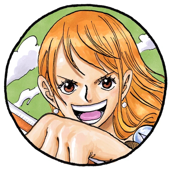 【2023年通しアイコン企画】No.03ナミ(※アイコンに使う際はプロフィールに私の紹介文の記載をお願いします) 