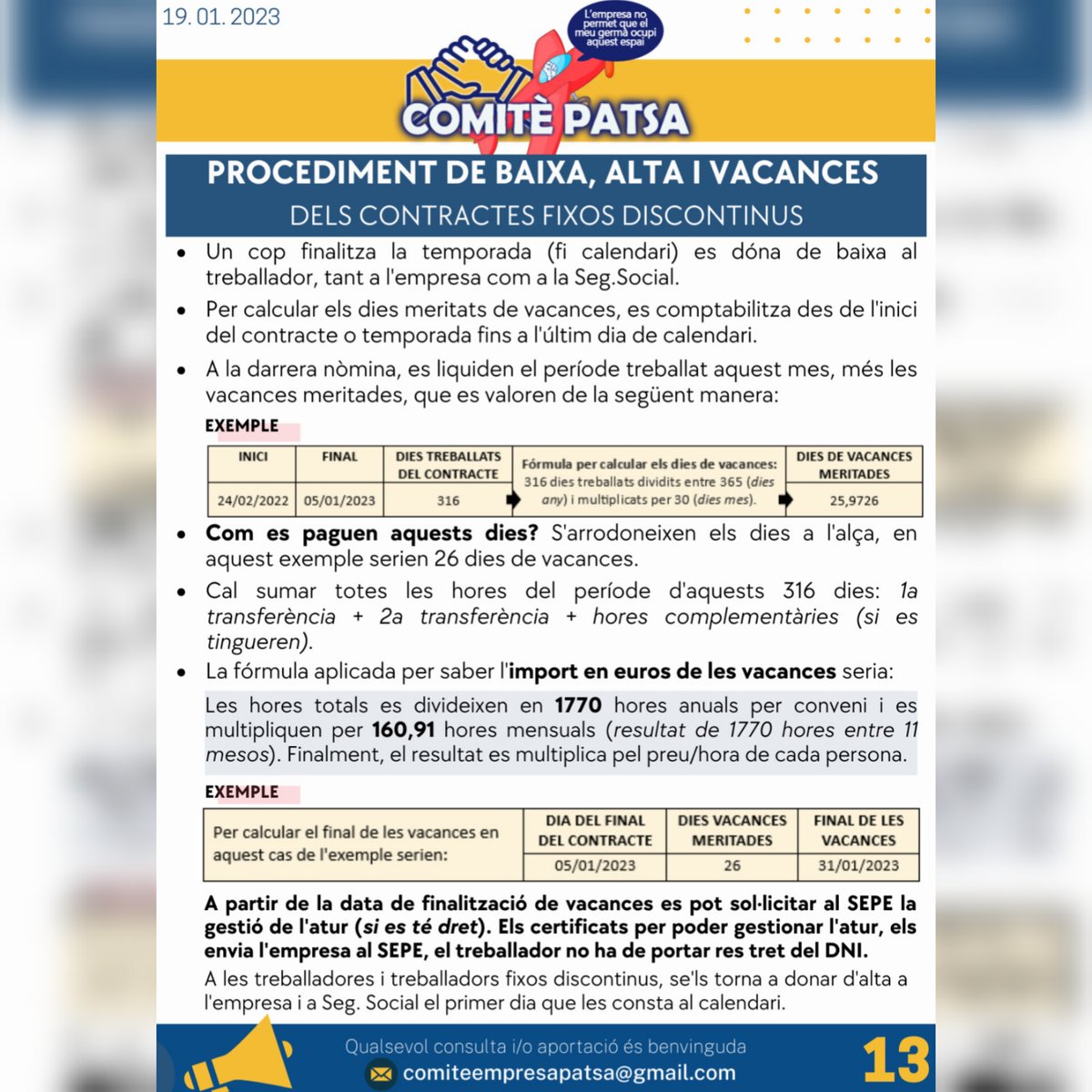 Comitè Empresa Tibidabo tweet media