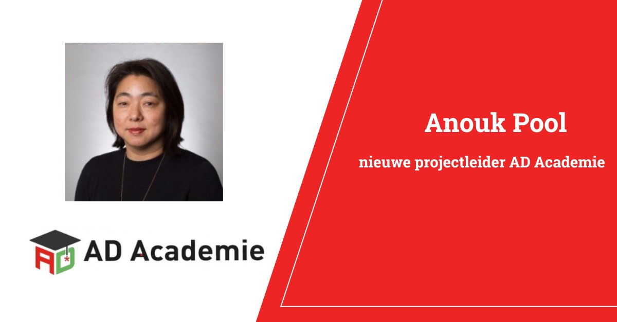 NVvANL's tweet photo. Anouk Pool is per 1 januari benoemd als nieuwe projectleider van de AD Academie en gaat de taken van Eli Van Den Heuvel overnemen. Anouk zal de Academie verder ontwikkelen en versterken. 
➡️ https://t.co/I6ZBiBBIDF #ADAcademie 

#arbeidsdeskundige #groei #NVvA #projectleider https://t.co/y3oTtyC9L3