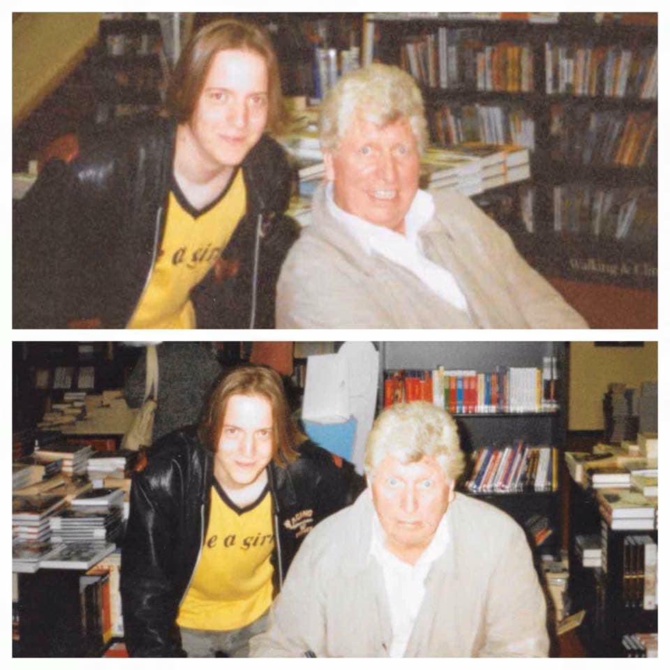 Happy birthday to the incredible Tom Baker! And yes, my hair *was* ridiculous but my cheekbones were *divine*. 