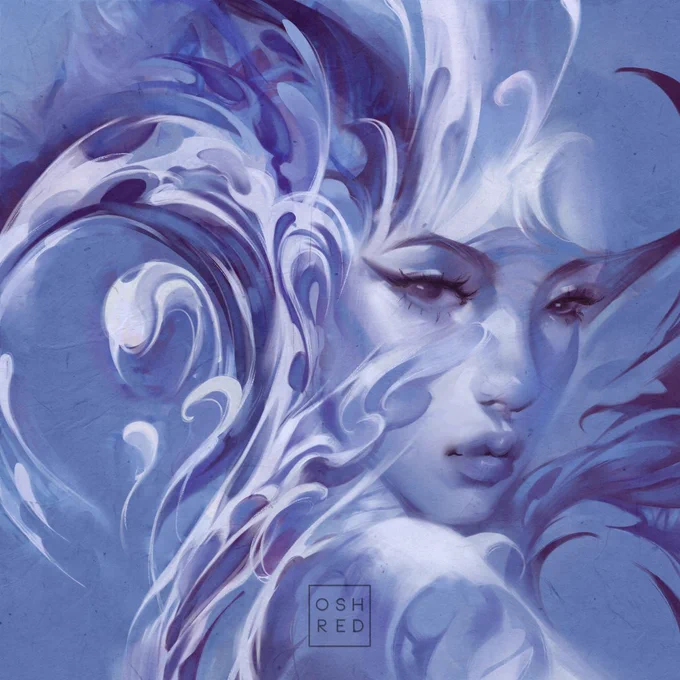 QRT with your blue art   