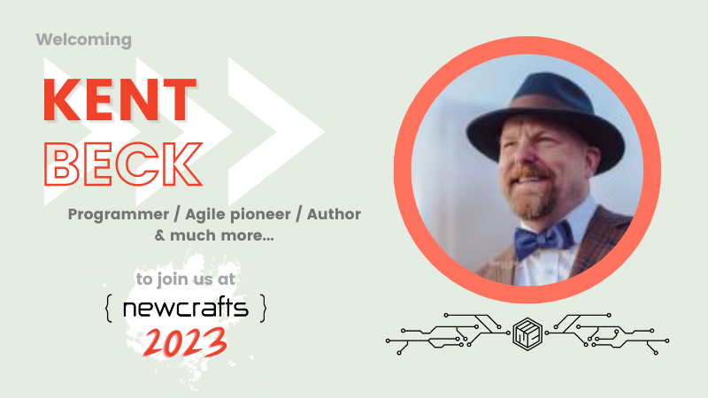 🎸 We're *slighlty* overwhelmed to announce <a href="/KentBeck/">Kent Beck 🌻</a> will be speaking at #NewCrafts 2023. Kent's work has had a huge impact on our generation of developers and we look forward to sharing with him!

ℹ️ More information about speakers 👉🏻 buff.ly/3D1jk9g