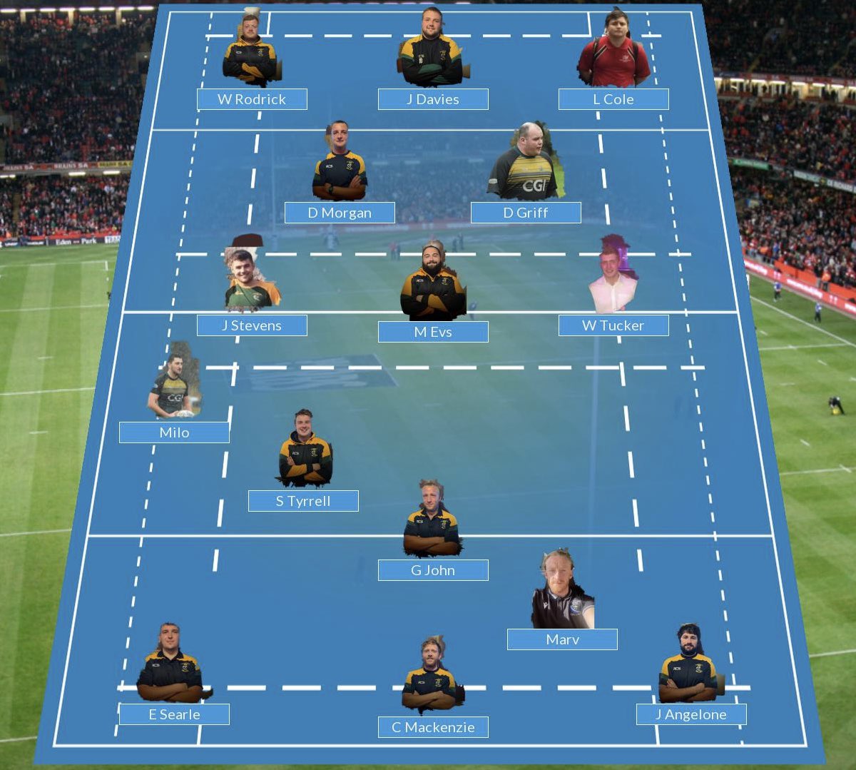 Our starting XV to take on <a href="/BanwenRFC/">Banwen RFC</a> this weekend!

🕜 KO - 1430
📍 Home

#Uppabay