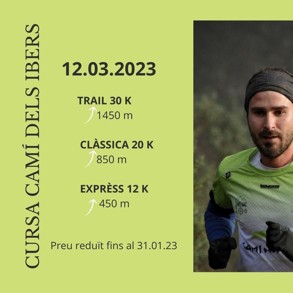 🏃‍♀️🏃‍♂️Obertes les inscripcions per la a 10a edició de la Cursa Camí d'<a href="/elsibers/">Camí dels ibers</a>, una jornada solidària molt especial i en benefici de l'#IRBBarcelona!😍

📅Diumenge 12 març
📍Parc de la Serralada Litoral

➕ℹ️bit.ly/3IX52KT

Força Ibers!💪

#MissióPossible #RepteMetàstasi