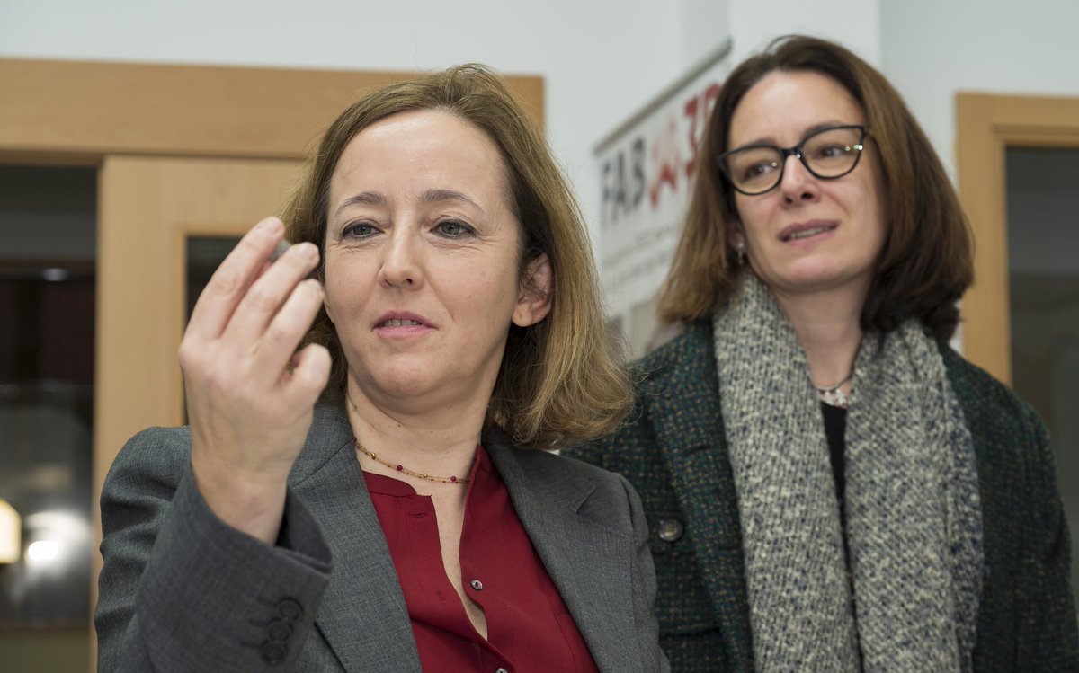 PFab3d's tweet image. ✅️Visita de la Presidenta del @CSIC Eloísa del Pino al laboratorio de Fabricación Aditiva de Metal de FAB3D en el @CSICCENIM

🤌Geometría metálica compleja. Solo posible por Fabricación Aditiva

@csicdivulga

#fab3d #magiccube #csic #slm #3dprint #cenim #3dmetalprint #3dprint