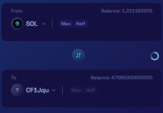 We are now LIVE and available in raydium.io/swap

You can either Buy or Swap $RIZZ to SOL.
We have inyected 2.5 trillion tokens and will inyect more liquidity nex week

OUR TOKEN ADRESS : CF1JquiHSrzRmTVdyX2hKTWm9TgxvH7RBTuyiC8jYrLf

✨Like+RT to get a 100 million airdrop