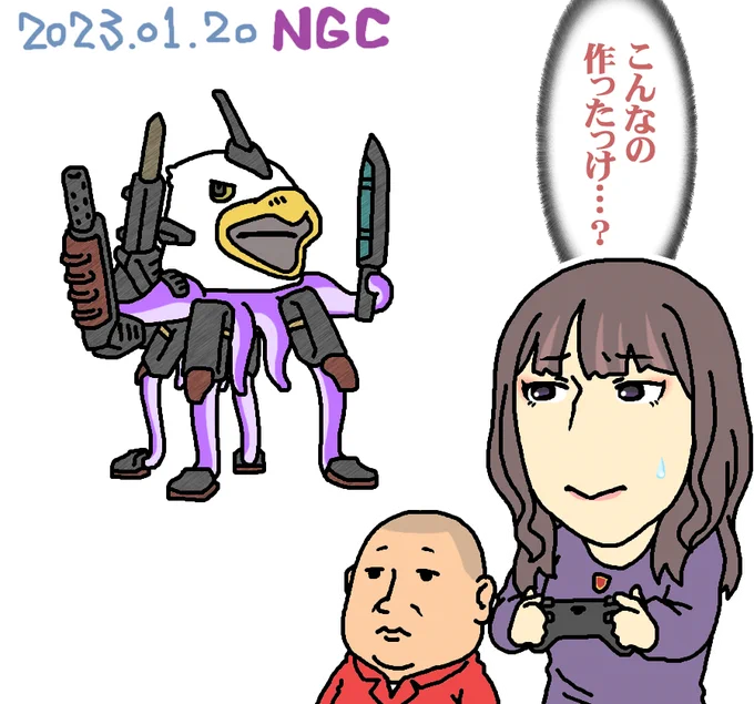 本日20時からの #NGC は、#佐倉薫 さんと #えどさん" の「ARMORED CORE VERDICT DAY」第二弾!ダガー教の教祖様はアーマードコアでも華麗なブレード使いになれるのか・・・!ホーク光代こと、ジェイソン光代の戦いが再び始まる!#ACVD 