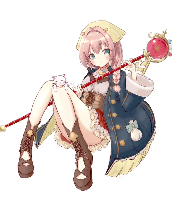 リクエストありがとうございました( ◜ᴗ◝) アトリエシリーズやったことないけど描いてて興味わいたな楽しいんか?ソフィーちゃんの服装描きました 