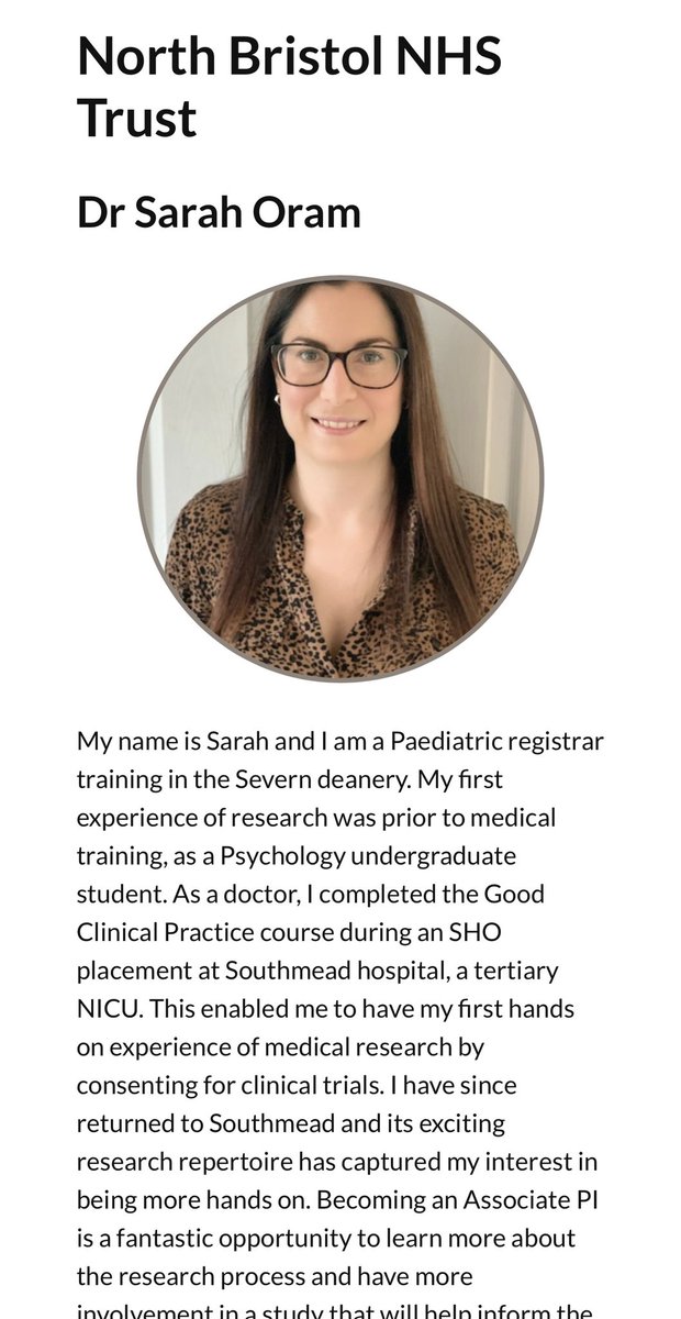 Proud to share that we have some incredible Associate Principal Investigators working on <a href="/SurfONtrial/">SurfON</a> across the #UK on the #NIHR scheme. Get in touch with us to find out more! <a href="/UHLNeonates/">Leicester Neonatal Service</a> <a href="/RoyalDevonNHS/">Royal Devon NHS</a> <a href="/DrSarahOram/">Sarah Oram</a> <a href="/SouthmeadHospit/">North Bristol NHS</a> 
npeu.ox.ac.uk/surfon/sites/a…