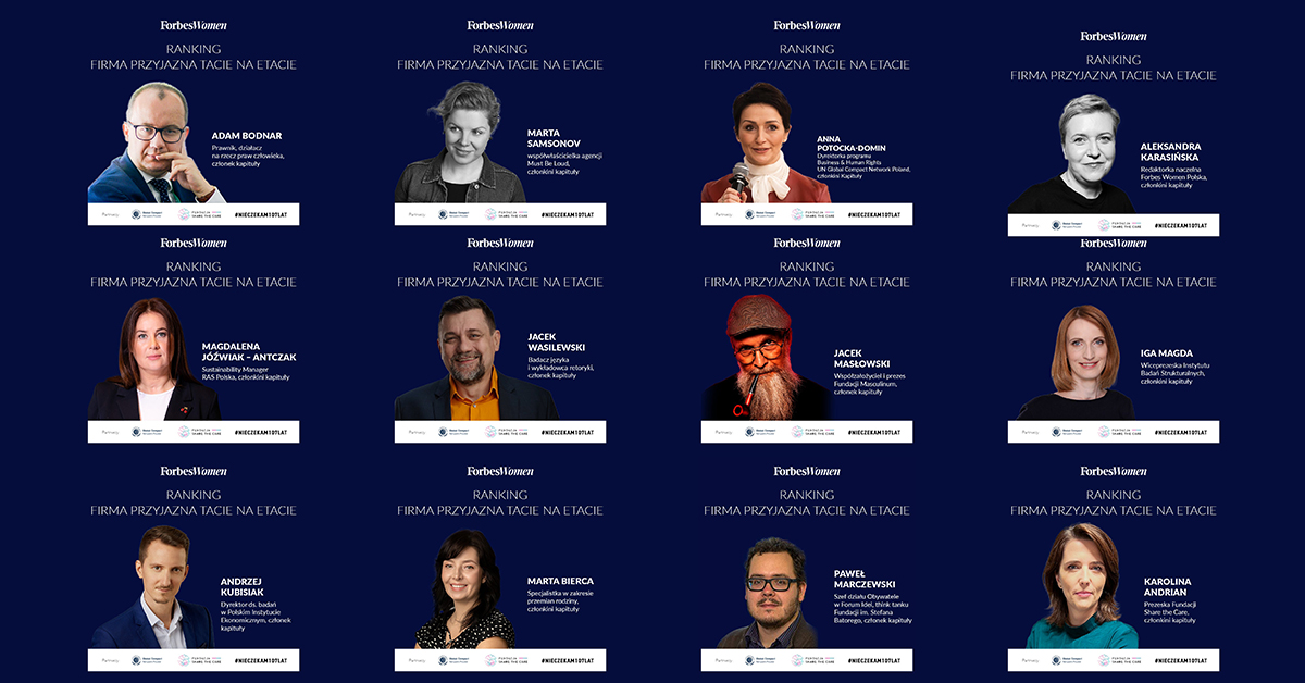 Must_Be_Loud's tweet photo. Marta Samsonov w kapitule rankingu Firma Przyjazna Tacie na Etacie!!! Ranking organizowany przez Forbes Women Polska ma na celu wspieranie równości rodzicielskiej. Może zgłosisz swoją firmę? Zapraszamy 👉🏻 https://t.co/TXmB1oEzE1

#mustbeloud https://t.co/FCQhlGKEMf