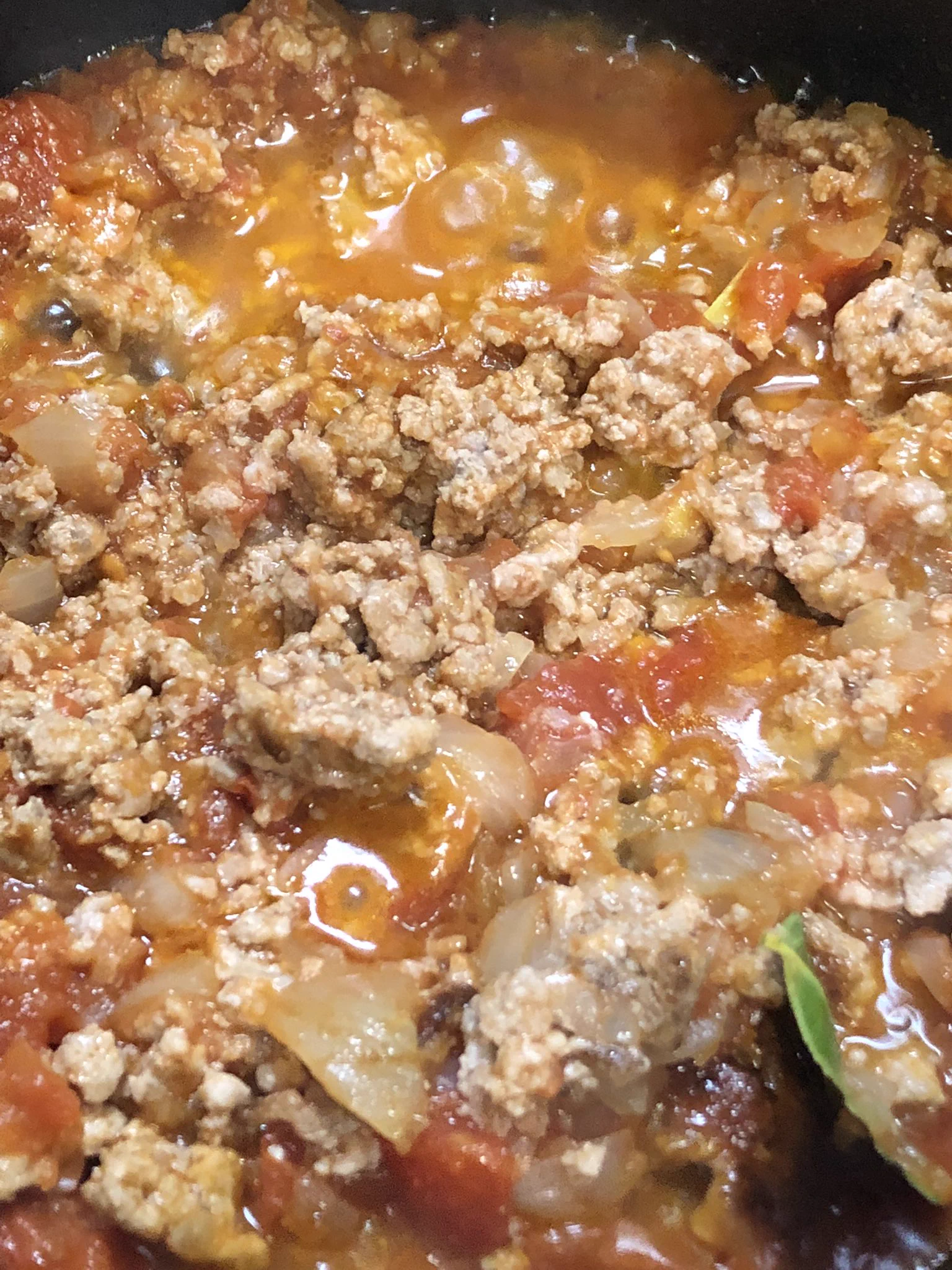 合い挽きにしなかった〜
豚ひき肉で作ってます😊  