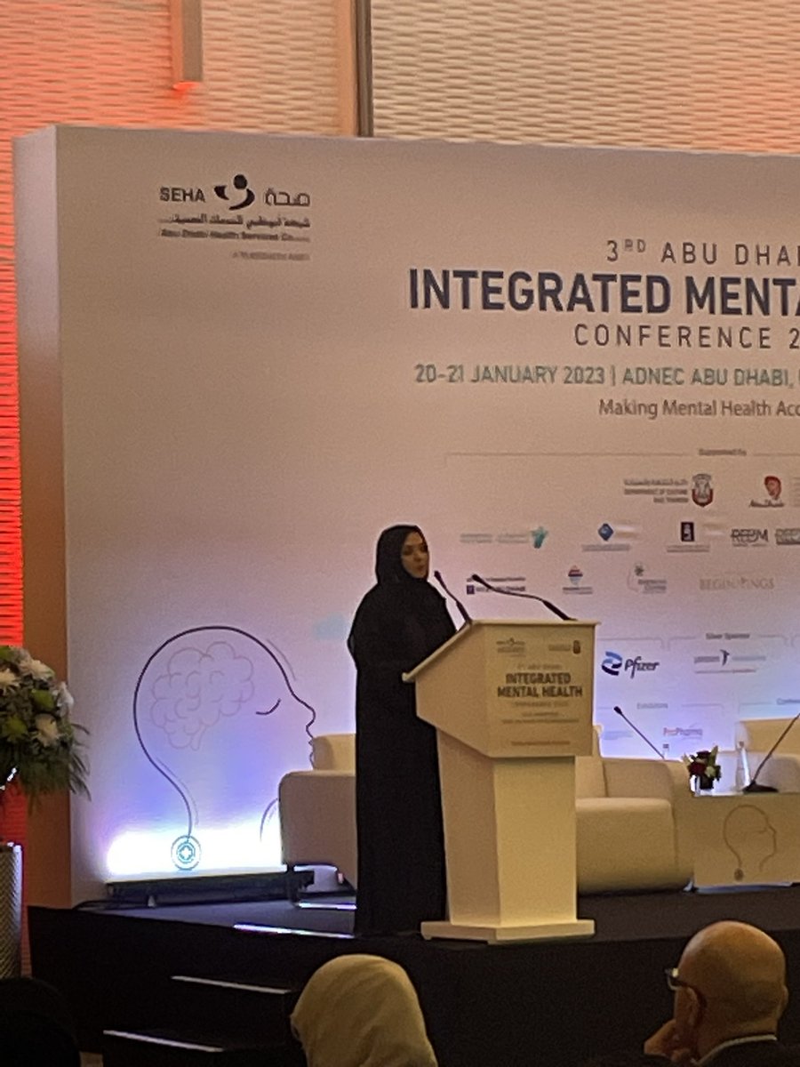 Wonderful opening from <a href="/DrNAhmed/">Nahida Ahmed</a> who has been championing #MentalHealthMatters within #AbuDhabi along with <a href="/SEHAHealth/">SEHA -  شركة صحة</a> before, throughout and now continuing after Covid - her commitment to her patients and her team is a credit to her vision for care and treatments 🙌🏼