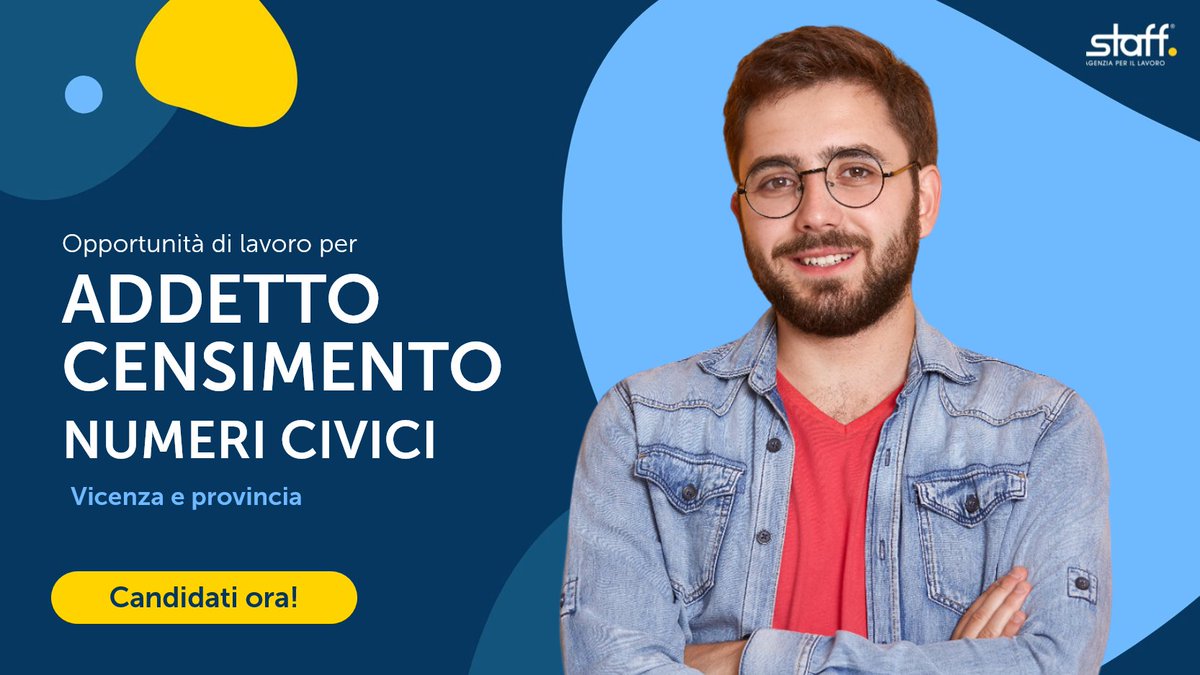 Hai buona volontà, serietà ed affidabilità?
👇 Questo lavoro fa per te! 👇

Per importante azienda di telecomunicazioni stiamo assumendo🏡 𝗔𝗱𝗱𝗲𝘁𝘁𝗶 𝗰𝗲𝗻𝘀𝗶𝗺𝗲𝗻𝘁𝗼 𝗰𝗶𝘃𝗶𝗰𝗶

📍 Provincia di Vicenza

👇 Candidati qui 👇
careers.staff.it/job/view-job.p…