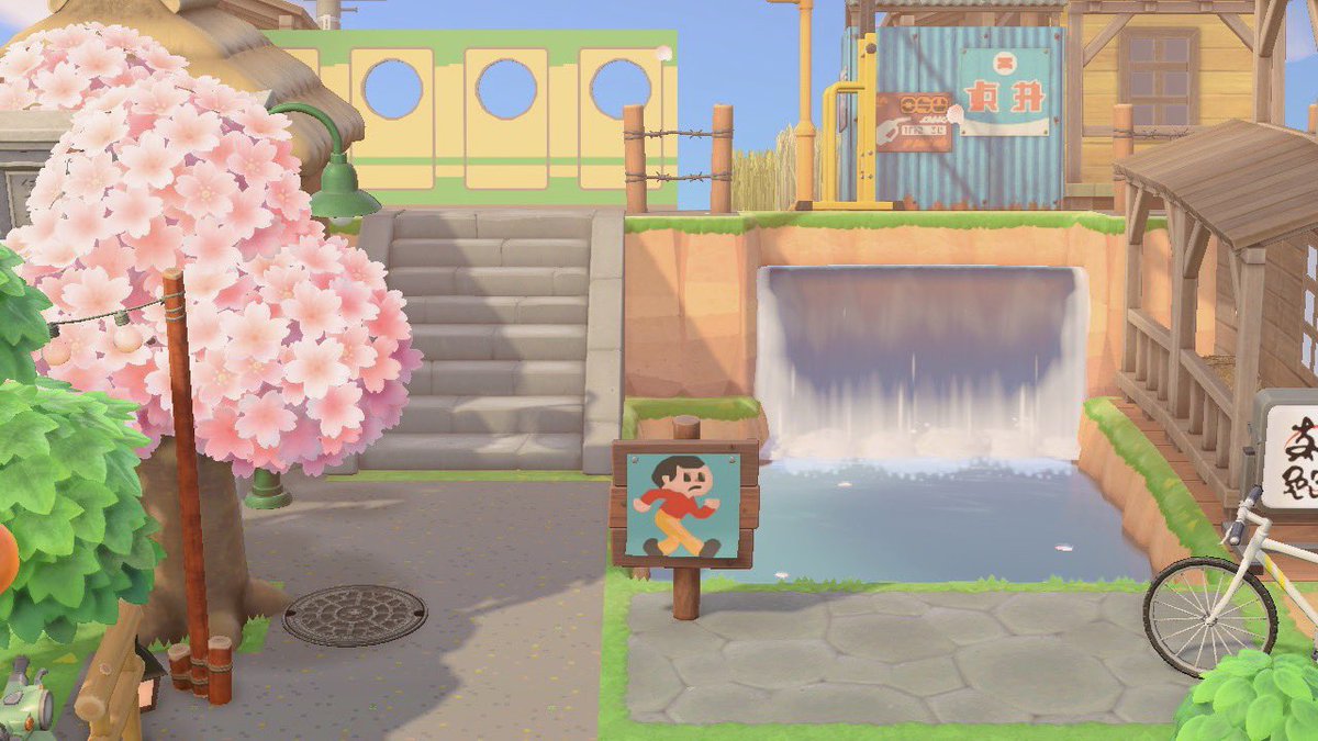 春の夕暮れ🌸🍡

#ACNH #あつ森 #ろかる島 #江ノ電