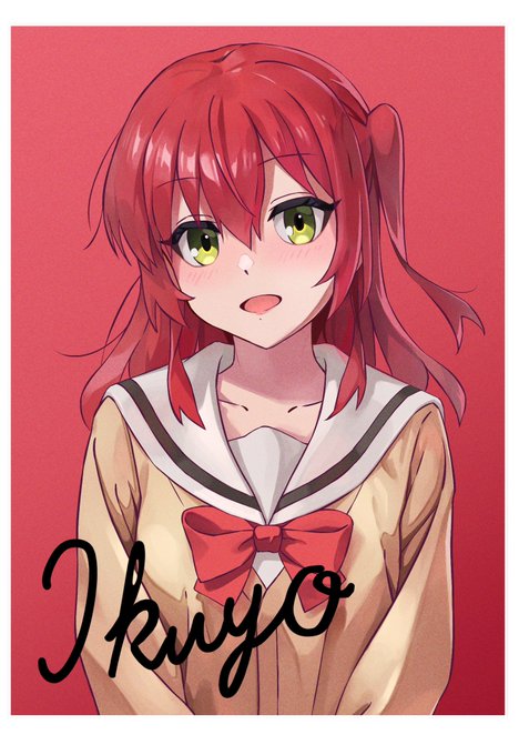 サイン入りチェキ風 喜多ちゃん♪

#ぼっちざろっく 
#喜多郁代 