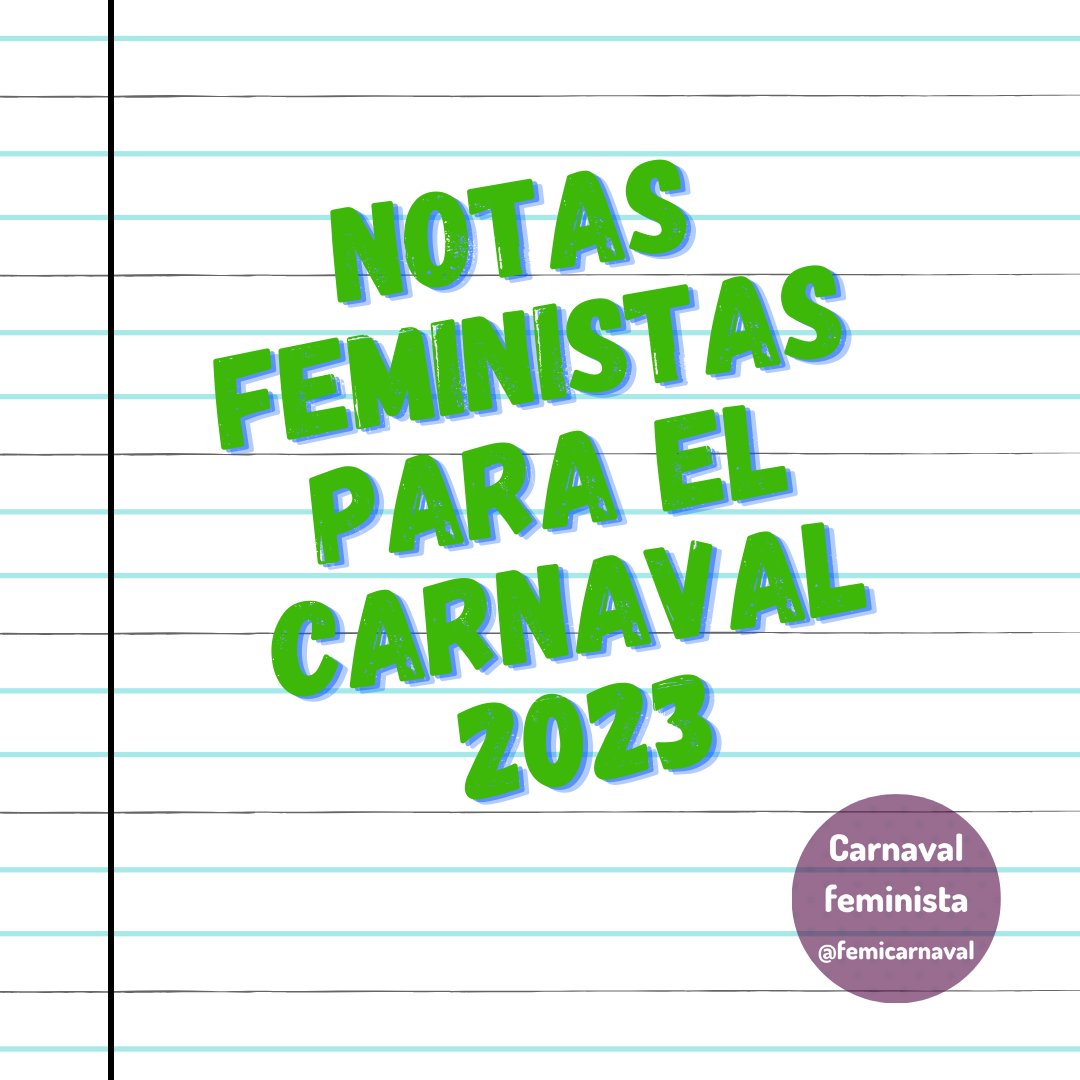 Carnaval feminista tweet media