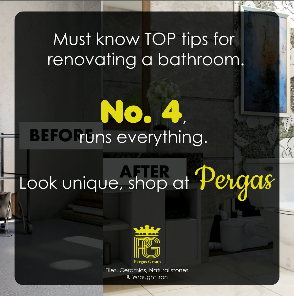 PergasGroup's tweet photo. TIPSY FRIDAY.
Here are the MUST know TOP tips for renovating a bathroom. No. 4 runs everything:
✔️ Choose function first
✔️ Storage
✔️ Accessories
✅ Click the link to learn more: https://t.co/veZZYVcc2F
#tipsfriday #renovations #bathroomdesign #bathroomideas https://t.co/hwvIQAeUlD