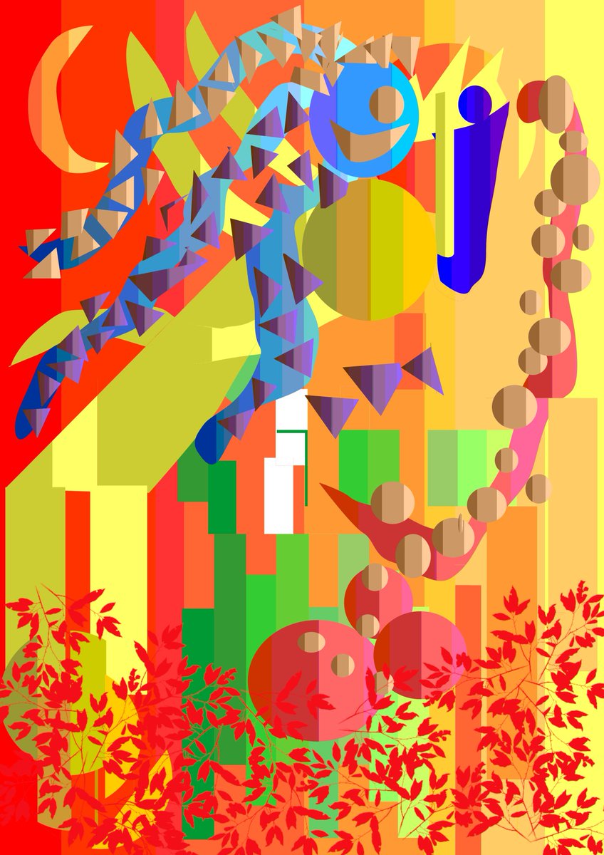 tanpopowithd's tweet photo. いいねありがとうございます。今日の絵は「BandingArt7」です。
配色どうかなぁ?難しいな全体のバランス?どうかな
#アート好きな人と繋がりたい
#イラスト好きな人と繋がりたい
#抽象画
#芸術の輪
#デジタルアート
#CorelPhotoPaint
#GIMP https://t.co/oZ8QkChbib
