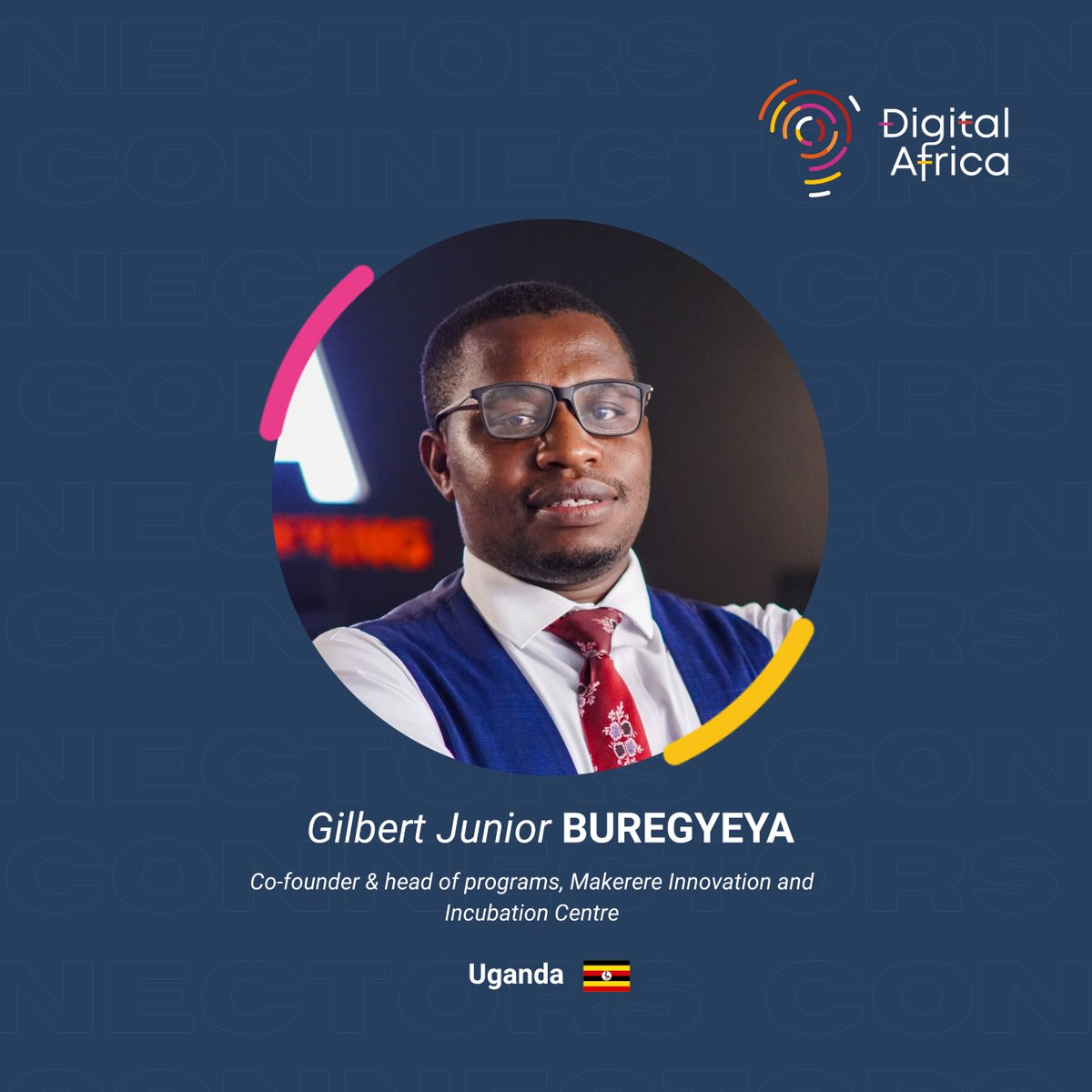 <a href="/BJnrGilbert/">Gilbert Junior Buregyeya</a> fait partie des 15 personnalités africaines de notre programme #Connectors.

Découvrir sa #bio👉bit.ly/ConnectorsDAbi…

#Bienvenue #DigitalAfrica #écosystèmes #tech #recherche #investissement #Afrique #talent #TechMadeInAfrica #ConnectorsWeek