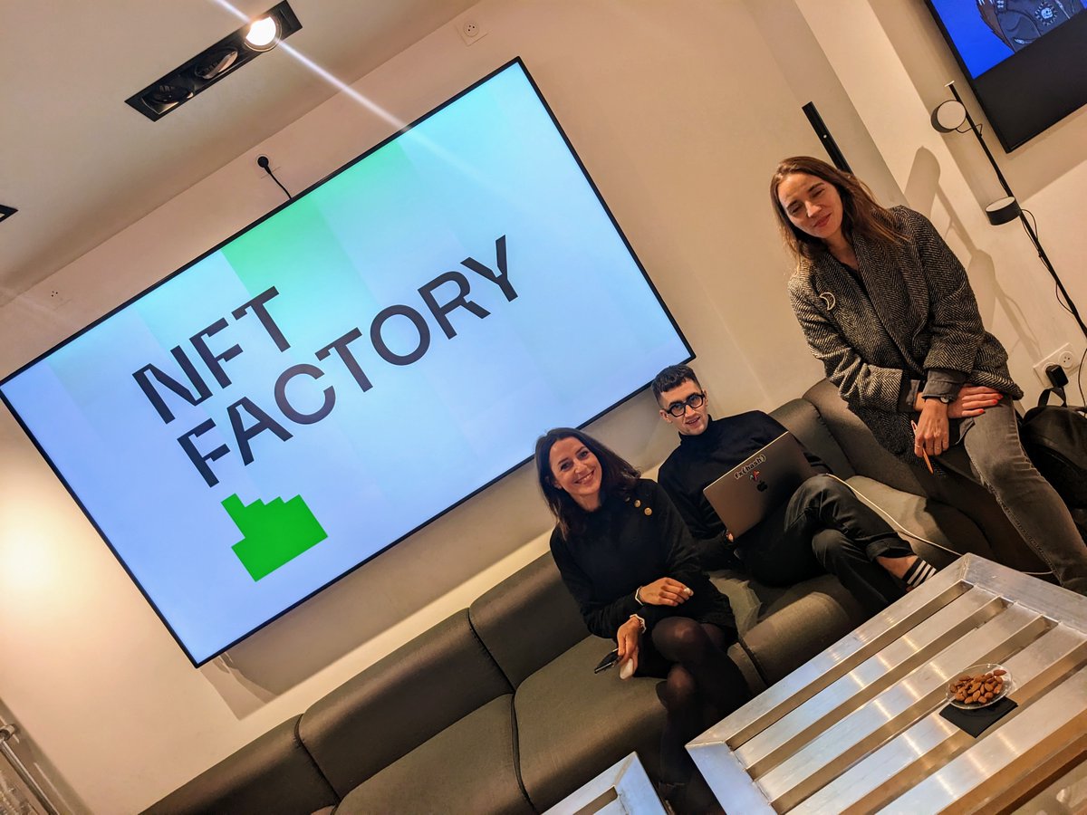 What is happening here at the <a href="/NFTFactoryParis/">NFT Factory Paris</a> ? 🤔

<a href="/AdattoMarine/">Marine | WAGMI Trends✨</a> @AWatenberg <a href="/wagmi_trends/">Wagmi Trends : comprendre les Techs Emergentes🚀</a> <a href="/ElisaBailly21/">Elisa Bailly</a> <a href="/TitouGranier/">titou ⚔️</a>