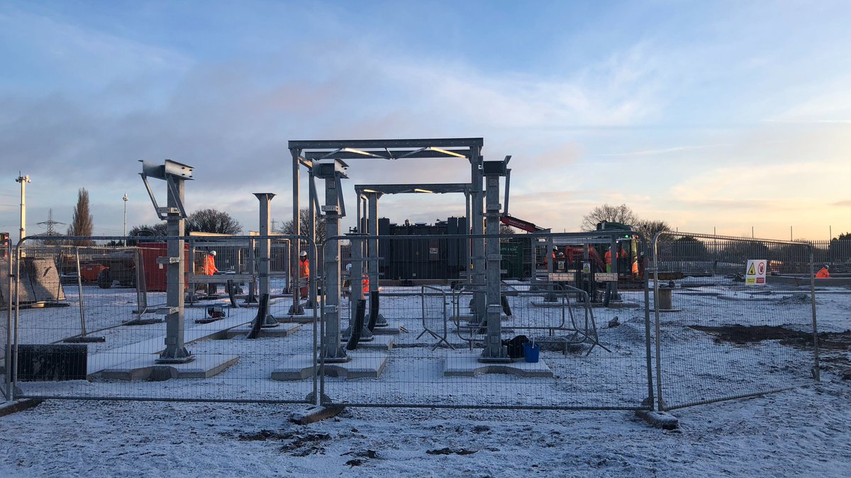 🥶 It's been a cold one on our Bromford Substation site this week, but great to see the works progressing well.

<a href="/gridcustomersuk/">National Grid UK Customers</a> <a href="/nationalgriduk/">National Grid UK</a>