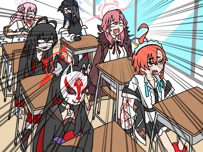 陸八魔アルの周りはヤバい奴で囲みたいよね 