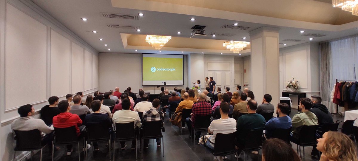codeoscopic's tweet photo. Encuentro presencial del departamento de IT de #Codeoscopic
Una jornada en la que los equipos compartieron sus proyectos presentes y futuros, una jornada de convivencia para conocerse un poco más en lo personal y disfrutar juntos, más allá del trabajo diario.
#GrupoCodeoscopic https://t.co/9xlnRpE5Nm