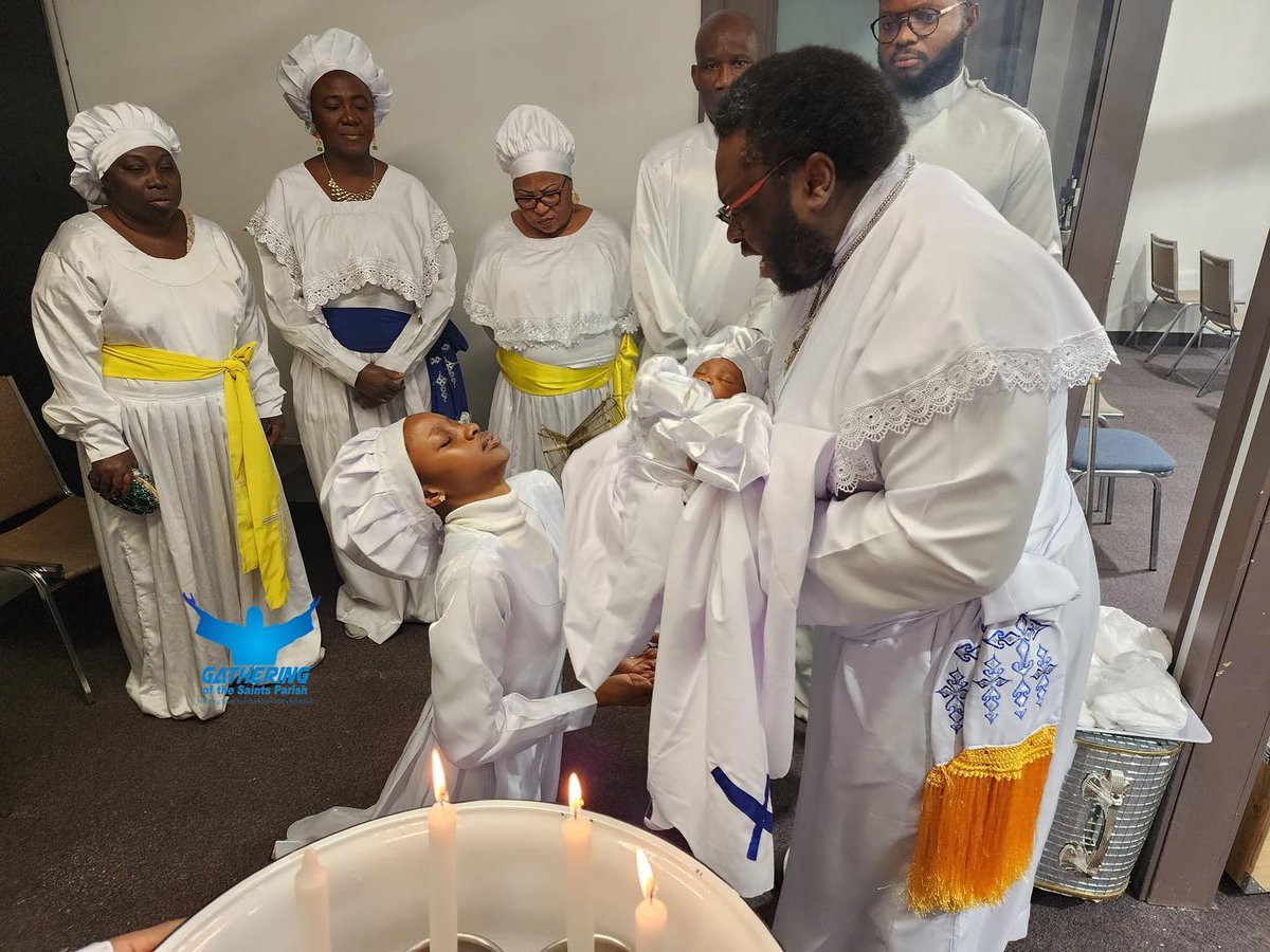 celeheritage's tweet photo. Pictures from the naming ceremony on baby Deborah Raimi 

Congratulations to the family and to the entire church of God 

@cccgatheringofthesaints
@moniirawo 
#celestialheritage 
#Halleluyah #celestial #celestialtvnetwork #omocele #omocelemedia #ijomimo #ijooloyin https://t.co/uchv1aTNow