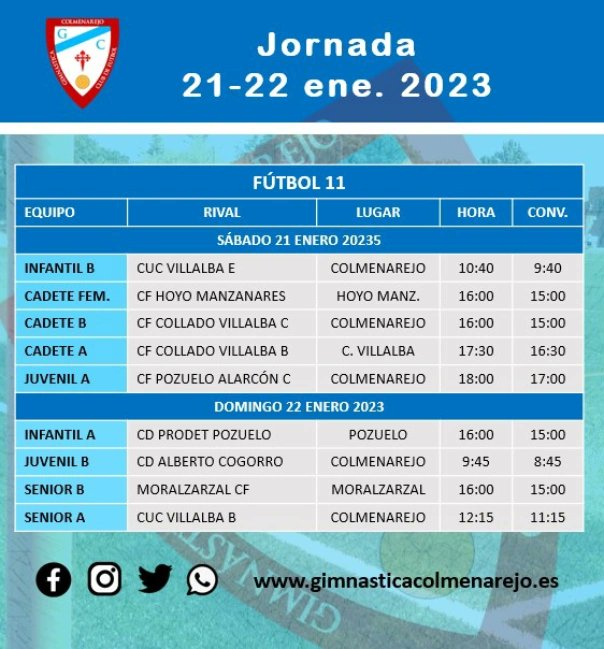 Gimnástica Colmenarejo CF tweet media