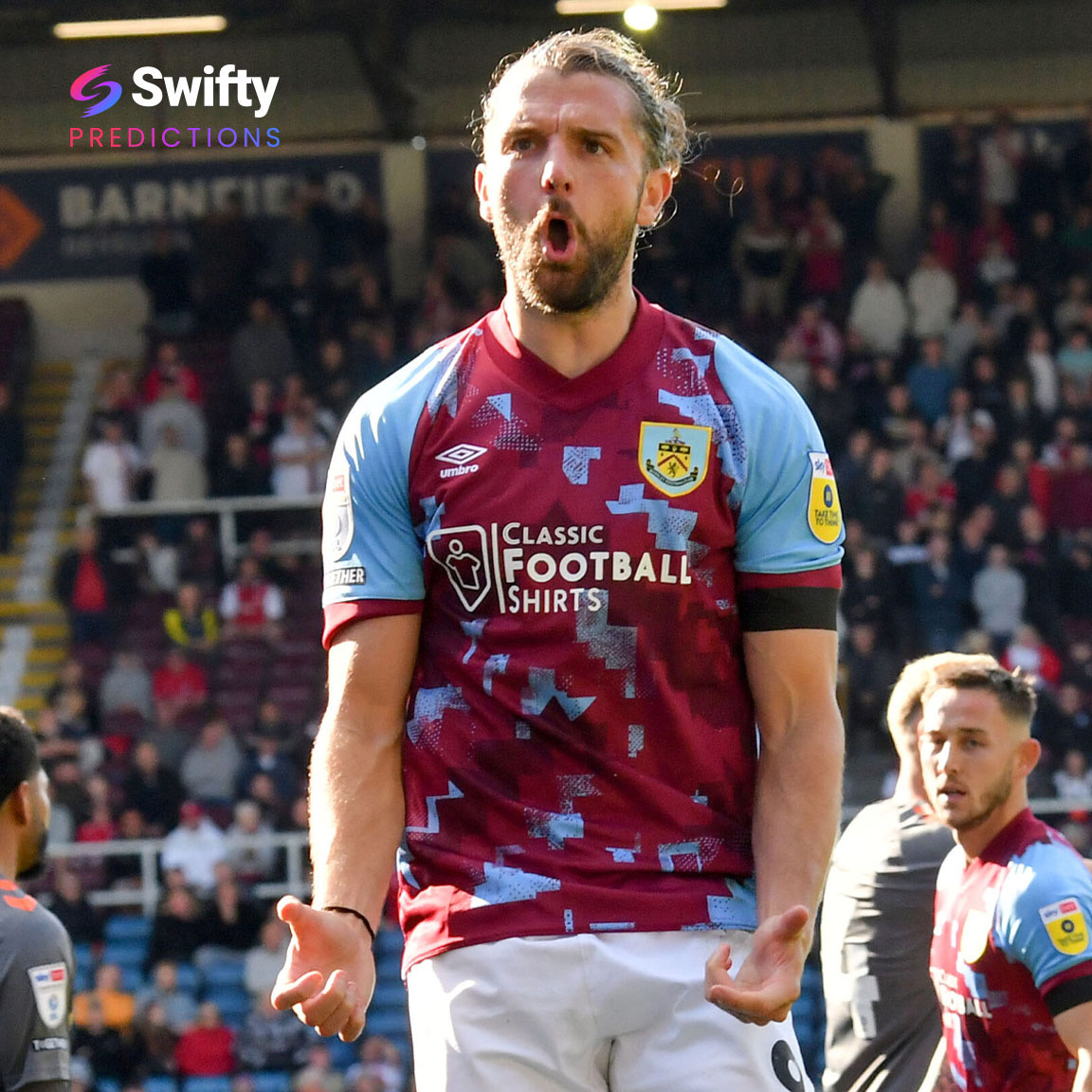 SwiftyPredicts's tweet photo. ๐ Did You Knowโฆ Vincent Kompanyโs Burnley are on a SEVEN game winning streak in the Championship?!
Can they make it EIGHT in a row with victory over West Brom tonight and pile pressure on second place Sheffield United?!
#JayRodriguez #Burnley #WestBrom #VincentKompany https://t.co/4Vle9XiEyU
