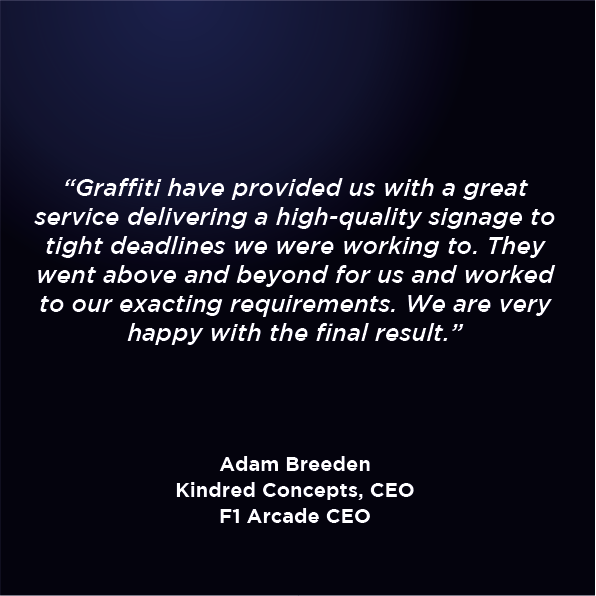 GraffitiSigns_'s tweet photo. It’s always great to receive incredible feedback from clients!
We have had an exciting project come into our factory, F1 Arcade!
Read all about it here:
https://t.co/U6CvuYkpm2
We have also featured in the newest issue of Premier Hospitality, check it out:
https://t.co/pYskHM2Son https://t.co/QSeikHFgS3