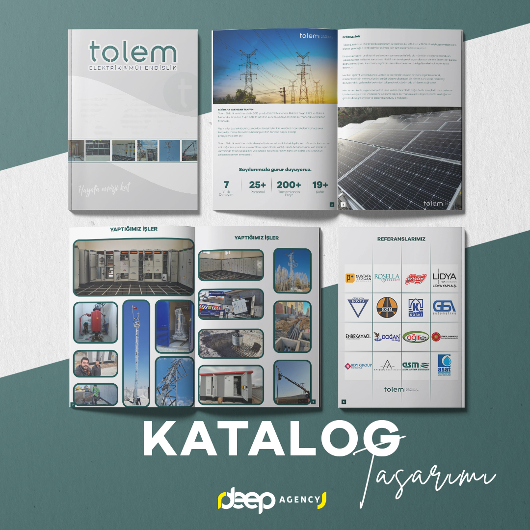 Tolem Mühendislik Katalog Tasarımı