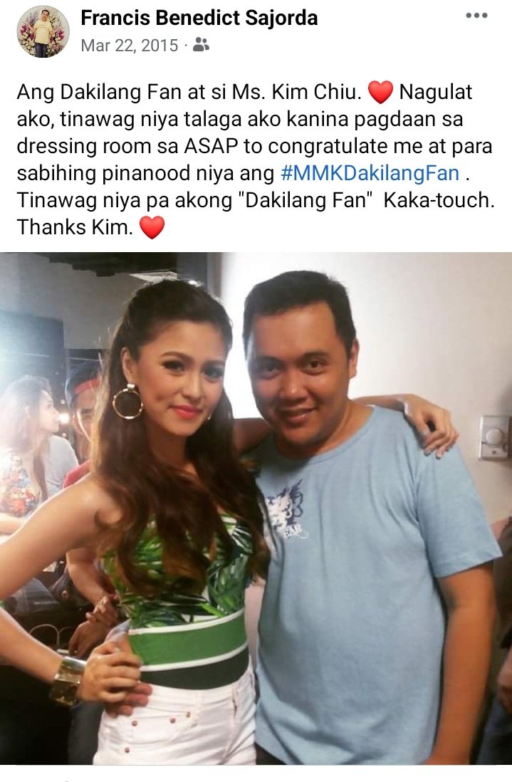 PrincessFrance's tweet photo. Si @prinsesachinita di ko rin makakalimutan. Kasi the day after ng airing ng MMK life story ko, nagkita kami sa ASAP at nag-congratulate talaga siya. https://t.co/5xHFQlabAS