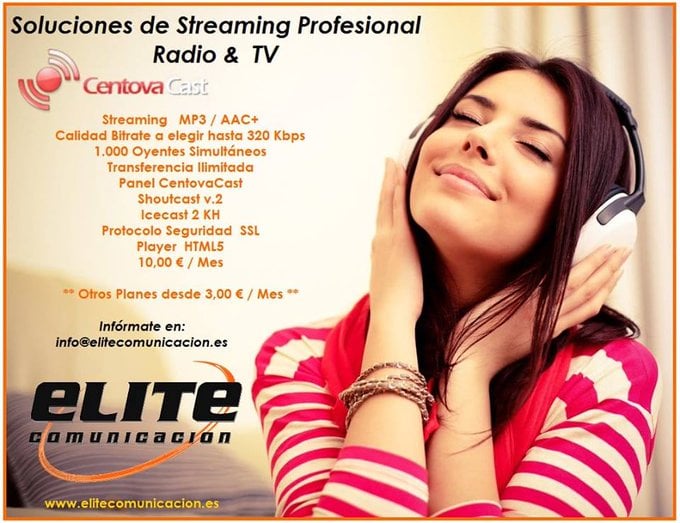 Soluciones de Streaming Profesional para Radio &amp; TV... elitecomunicacion.es