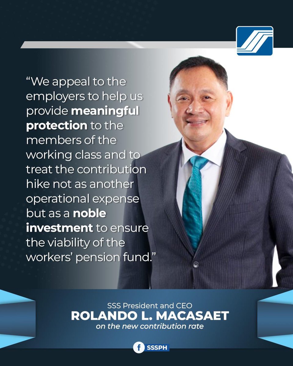 Social Security System On Twitter Read Sss Pceo Rolando Ledesma
