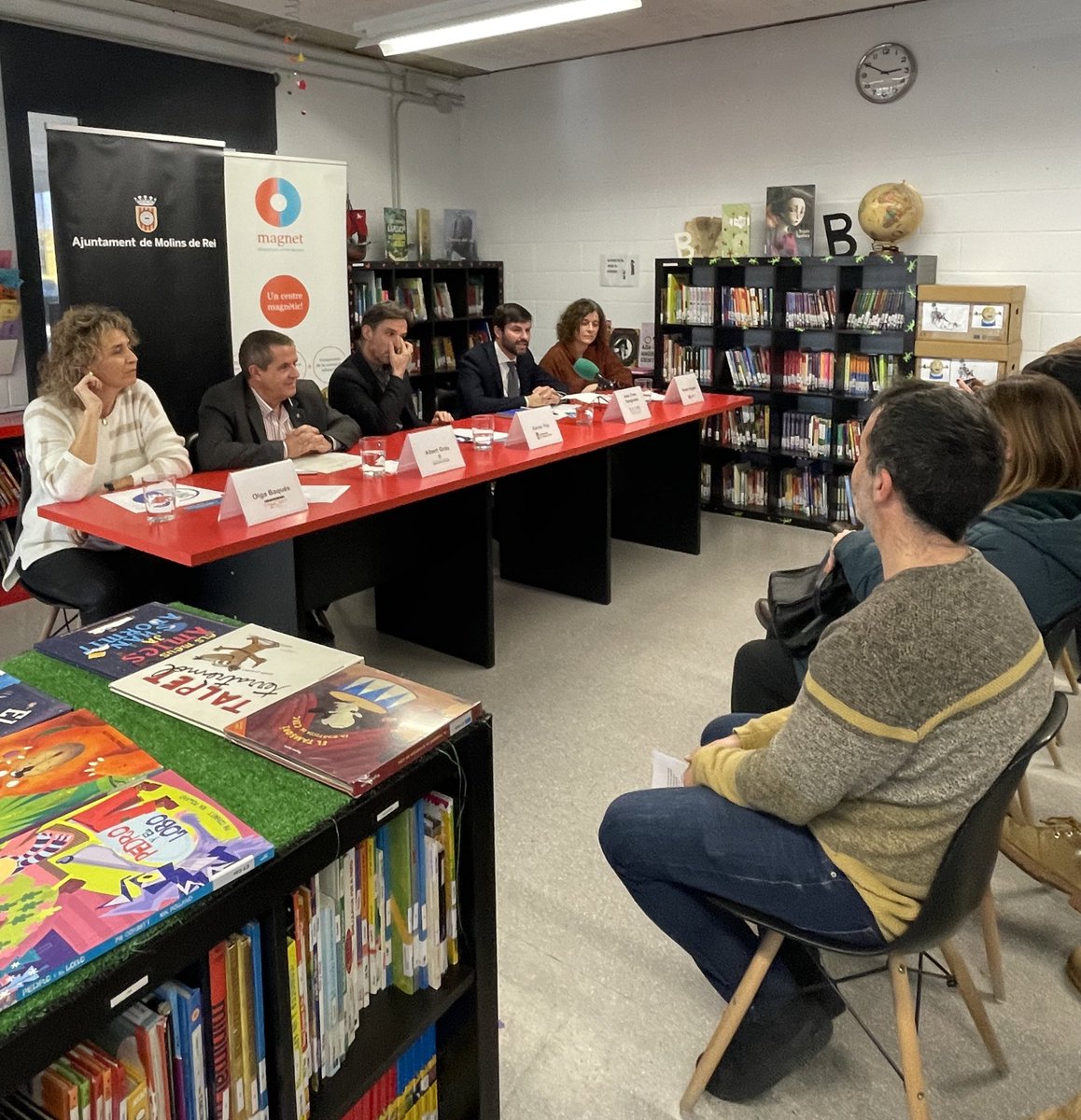 aliancesmagnet's tweet image. “Des del @ccitub sempre hem apostat per fomentar i divulgar la cultura científica (…) i volem traslladar-ho als infants de l’Escola Madorell”, Juan Fan Sangüesa, director @ccitub, partner #magnet de l’@EscolaMadorell #SomMadorell