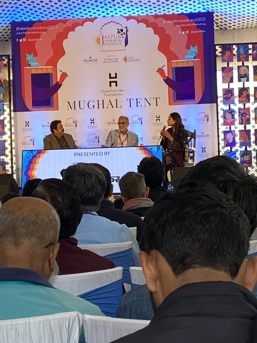 harperbroadcast's tweet photo. .@AanchalMalhotra joins @ShuklaRajiv, @NavdeepSuri and @kishwardesai to discuss the remembrance of Partition, and the role of its memory in the path towards healing.
#InTheLanguageOfRemembering #HymnsInBlood
@JaipurLitFest #JaipurLiteratureFestival #HarperCollinsAtJLF https://t.co/vy8kjIUGpn