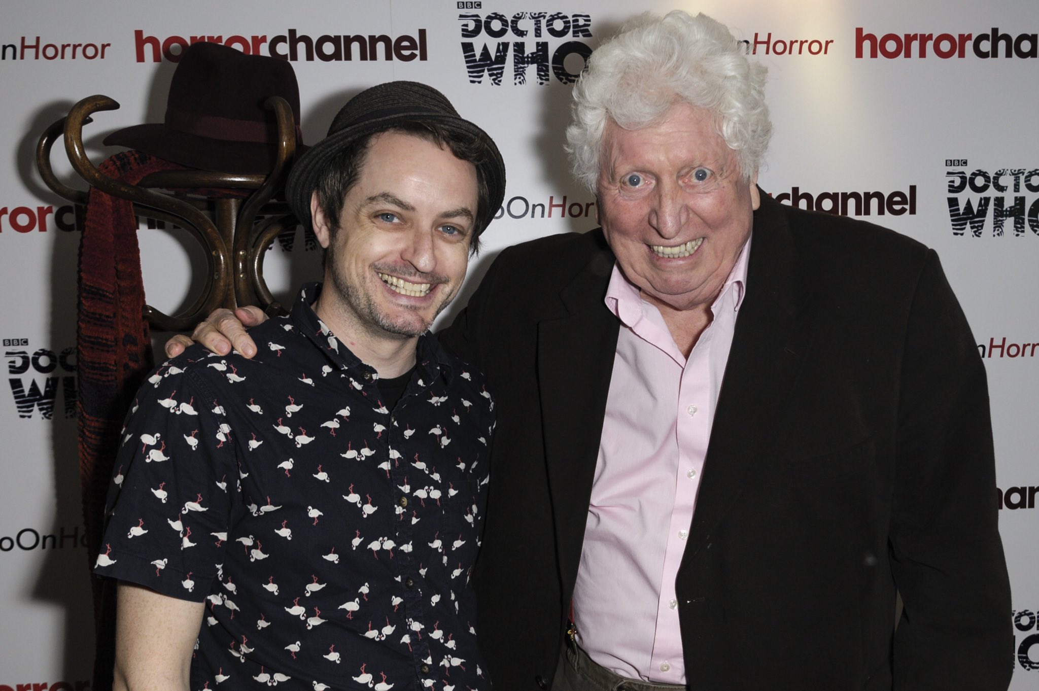 Happy birthday to the legendary Tom Baker (he s on the right) 