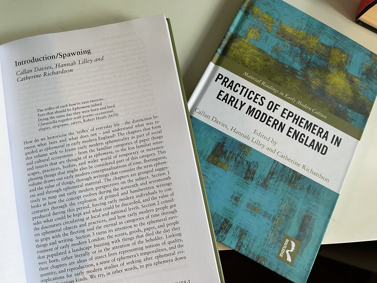callanjd's tweet photo. An exciting delivery: our new edited collection, Practices of Ephemera, in (temporary?) physical form!

Please think about ordering a copy for your libraries here (also shows the Table of Contents): https://t.co/pq4JI8GCDa

Bravo to our superb contributors! https://t.co/UVELDUehJt