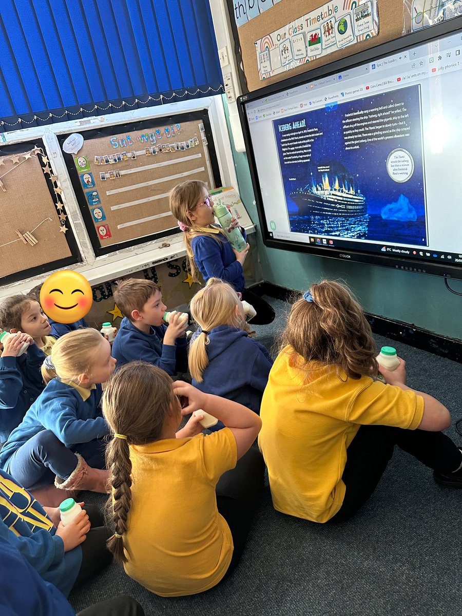 portmeadp's tweet photo. This morning Year 1 have been listening to an information text on @epic4kids about the Titanic. We love the read to me feature! #pmdphum #pmdpllc https://t.co/2PwIh4iwjv