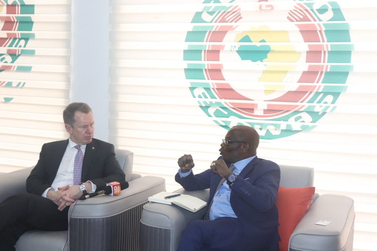 On 17 Jan. 2023 I received an Interpol delegation led by the Executive Director of Police Services, Mr. Stephen Kavanagh. We discussed areas of cooperation and ongoing activities with ECOWAS.